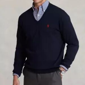 POLO Ralph Lauren Cotton V-Neck Sweater